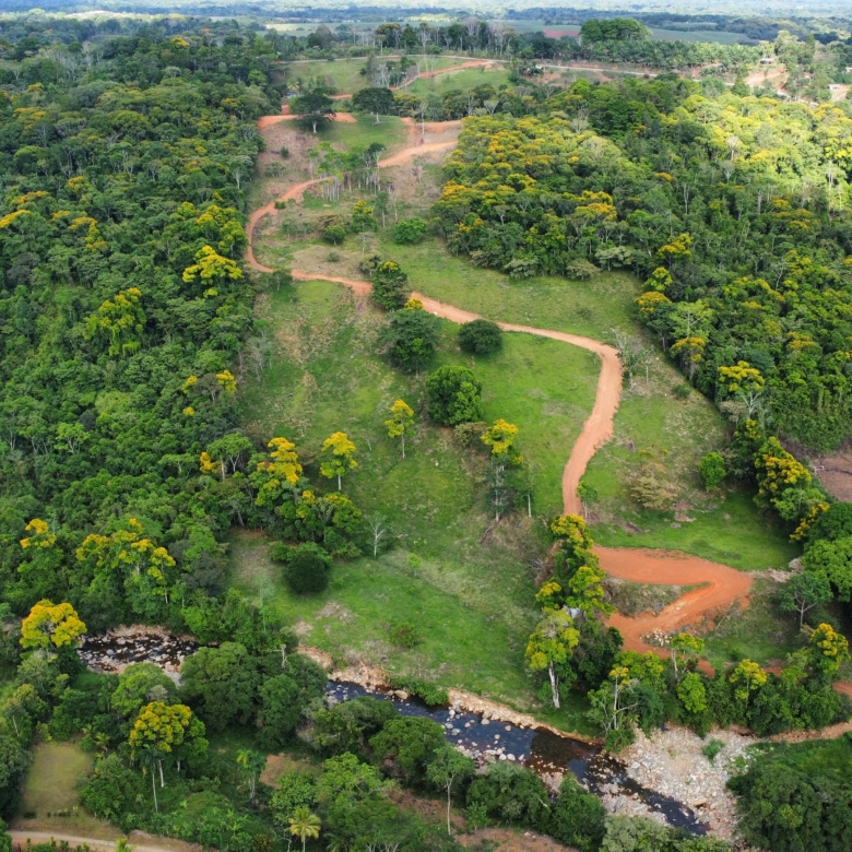drone photo of Costa Rica land